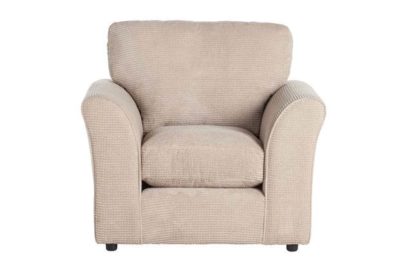 HOME Barney Fabric Chair - Mink